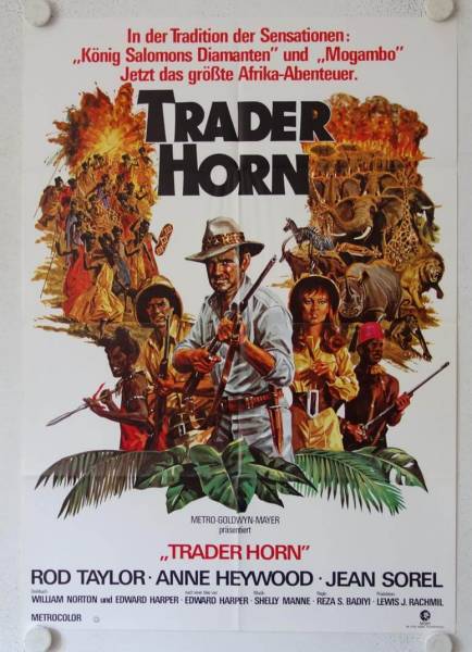 Trader Horn originales deutsches Filmplakat